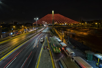Fototapeta na wymiar Highway in Lima