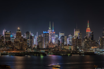 The sky scrapers of New york city