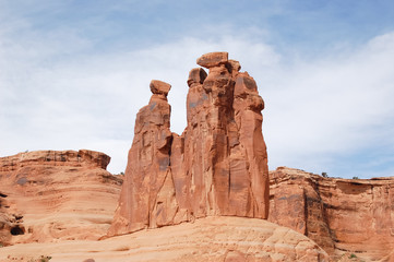 Rock Formations at Arches National Park
