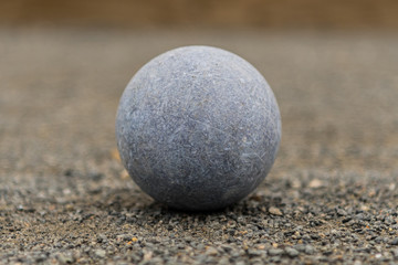 Blue Bocce Ball Centered