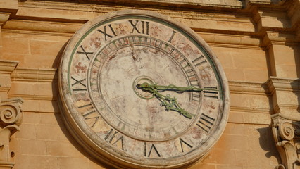  old church clock