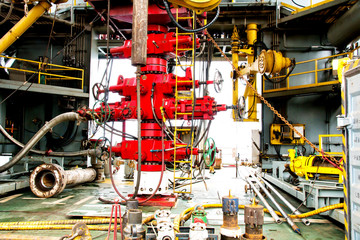 blowout preventer (BOP) is a large valve at the top of a well