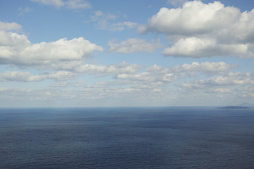 Obraz premium 冬の海と青空