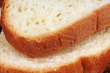 Bread texture. Bread pattern as background. Bread macro closeup.