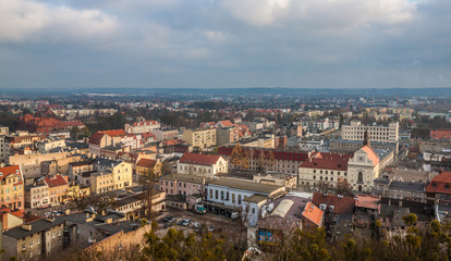 Aerial View. Picturesque cityscape of Grudziadz. Poland
