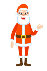 Santa Claus gesticulating