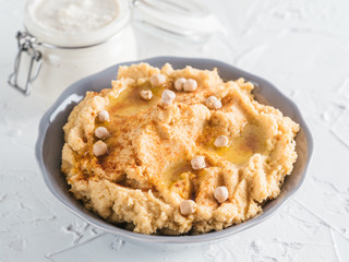 Hummus and tahini