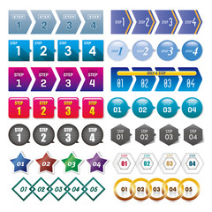 ステップ アイコンセット1