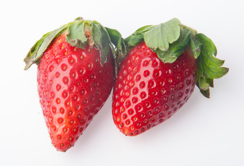 strawberry, fresh red strawberry on background
