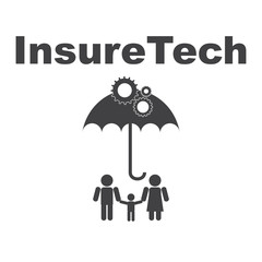 Sign / Icon / Symbol InsureTech - Insurance Technology Startup
