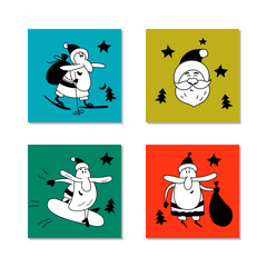 Fototapeta premium Christmas illustration
