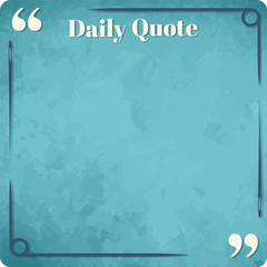 Square frame - simple design for quotes and sayings of famous people
