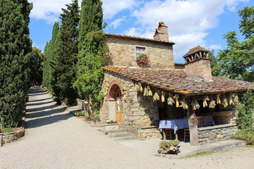 Fototapeta na wymiar Italien - Toscana