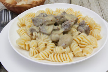 sauté de boeuf sauce moutarde