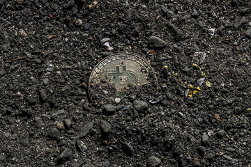 Abandoned Bitcoin In The Dirt 