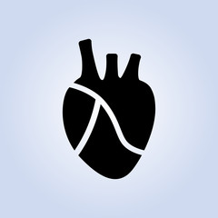 Heart medical icon.