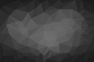 Obraz premium black abstract polygonal background