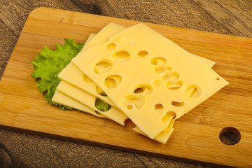 Sliced cheese