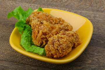 Crispy chicken wings