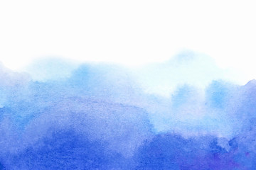 Watercolor abstract hand drawn artistic background. Imitation of snow. Perfect for winter design of the new year and Christmas cards, invitations, greetings. 