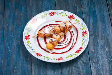 dessert on the stick