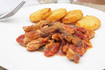 émincé de porc à la provençale