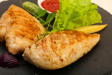 Roasted chicken breast