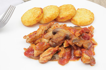 émincé de porc à la provençale