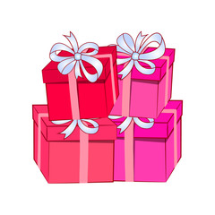 gift boxes vector 