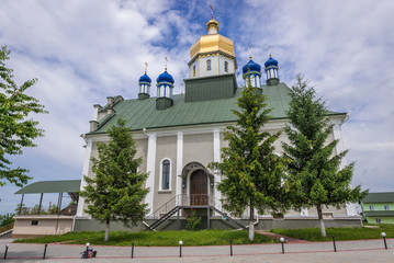 Fototapeta na wymiar St John the Theologian Orthodox male monastery in Khreshchatyk, Ukraine
