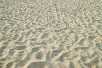 Random pattern of sand surface at the beach