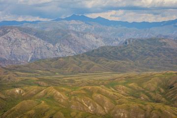 Scenic kyrgyz mountains