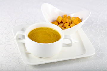 Pumpkin cream soup