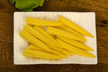 Young baby corn