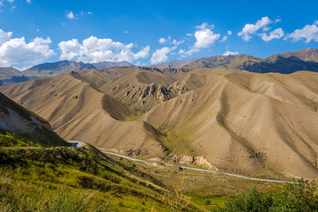 Scenic kyrgyz mountains