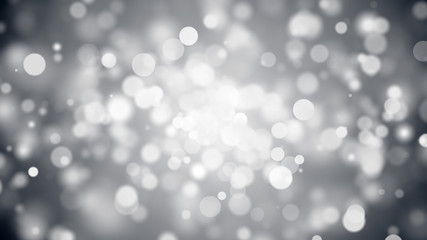 Silver background with sparkles. Digital illustration. 3d rendering