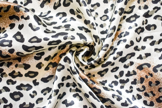 handkerchief in leopard print, fashion accessory clothes