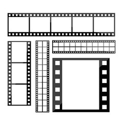 Set of film frame, vector illustration