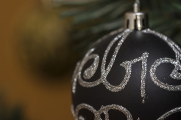 Close-Up Of Christmas Tree Decoration Indoors