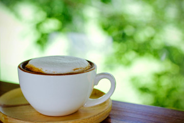 Coffee cup hot