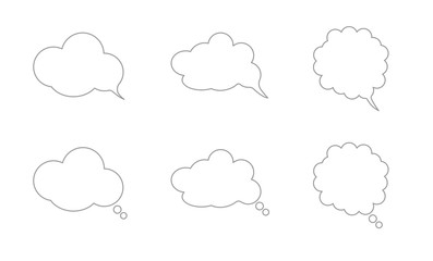 吹き出し（雲）