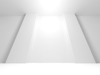 Abstract Modern White Architecture Background