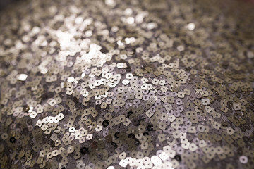 gold und silber glitzernde Pailletten