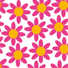 beautiful flowers pattern background vector illustration design