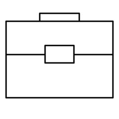 portfolio briefcase isolated icon vector illustration design