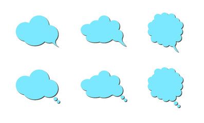 吹き出し（雲）