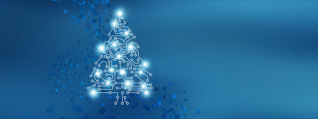 Elektronischer Weihnachtsbaum