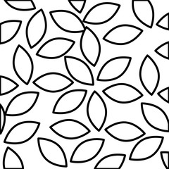 leafs crown pattern background vector illustration design