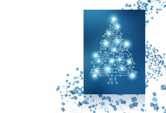 Elektronischer Weihnachtsbaum