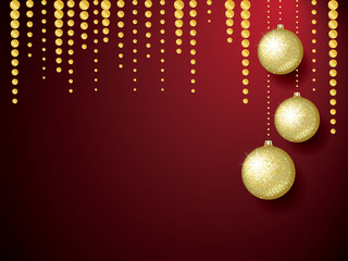 background for a Christmas and New Year greeting card